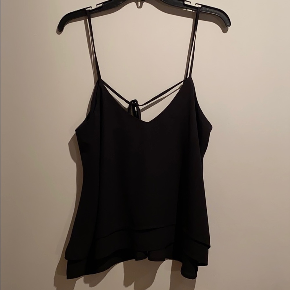 Black Satin Top